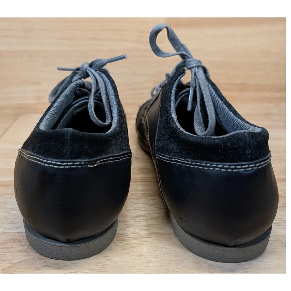 Steve Madden Mens‎ Black Cap Toe Oxford Dress Shoes Contrast Stitching Size 10